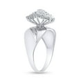 thumbnail image 3 of 1/8CT-DIA CLUSTER RING, 3 of 4