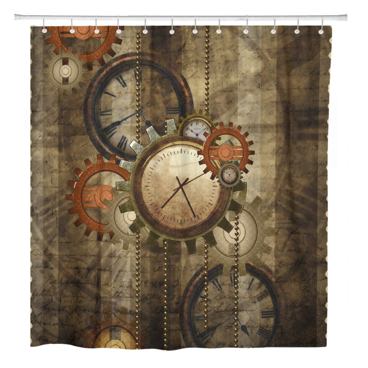 CYNLON Steam Steampunk Clocks and Gears Beautiful Mechanical Punk