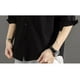 thumbnail image 3 of Camisa Cuello Mao Lino Hombre 3/4 Larga Manga, Con Botones, 3 of 5