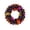 01# A, variant on Halloween Ghost Ball Wreath for Front Door, Mesh Ribbon Hanging Garland Decoration for Porch, Entryway, Wall and Party Home Decor