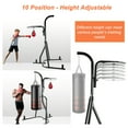 Arlopu Heavy Punching Bag Stand, Height Adjustable Boxing Stand for