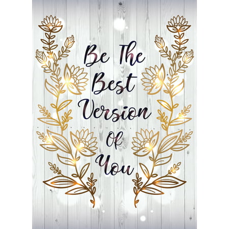 Be The Best Version Of You Motivational Inspirational Wall Decor Home Art Print, Small Signs -
