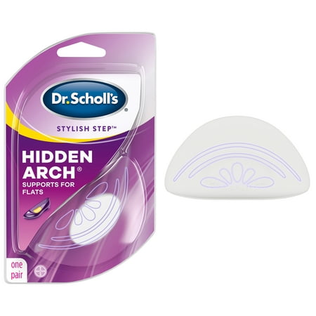 Dr. Scholl’s Stylish Step Hidden Arch Support for Flats, 1 Pair - One Size Fits (Best Arch Support Insoles)