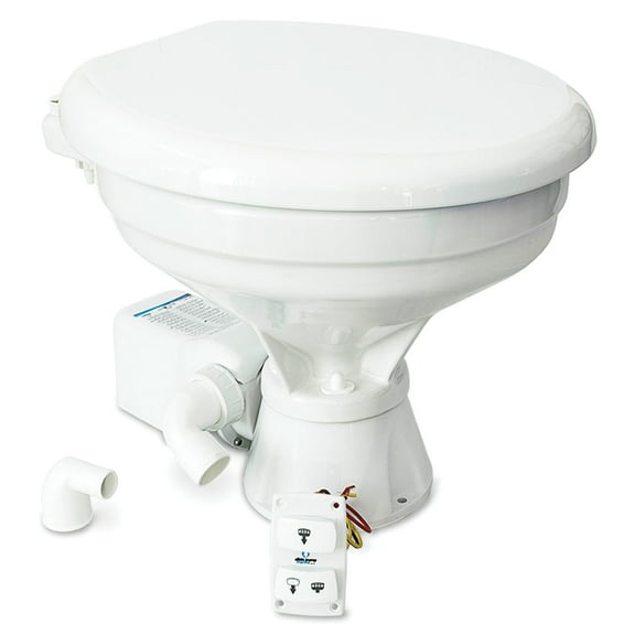 Albin 07-03-012 Marine Toilet Silent Electric Comfort - 12V