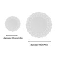 thumbnail image 4 of 2 Sets of 200 Sheets Lace Doilies Paper Round Decorative Paper Placemat Coaster, 4 of 7
