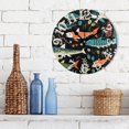 thumbnail image 3 of Fish Leaves Green 10 inch Wall Clocks Non Ticking Easy to Read Battery Decorative for Home Bathroom Kitchen Bedroom Living Room, 3 of 8