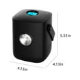 thumbnail image 3 of Dvkptbk Intelligent Digital Display Car Charging Portable Pump with Light Pump Electric Tire Inflator Pump Inflatable Pump Car Accessories, 3 of 9