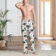 thumbnail image 4 of Salouo Hawaii Palms Print Pajama Pants for Men, Lounge Pants Elastic Waistband Casual Men's sleepwear Loungewear Sleep Pajama Pant -Large, 4 of 7