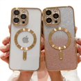 Compatible with iPhone 13 Pro Max Glitter Case with Camera