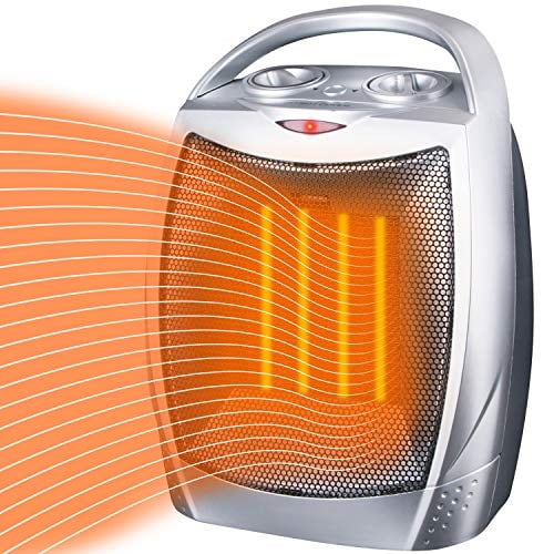 Pro Breeze 1500w Mini Ceramic Space Heater With 3 Operating Modes And Adjustable Thermostat Walmart Com Walmart Com