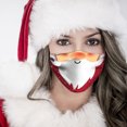 thumbnail image 3 of Guardoinrt Christmas Themed Dust Mask Breathable Polyester Printing Face Mask with Elastic Ear Rope Type 3 Pattern 1 1Set, 3 of 6
