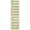thumbnail image 3 of SAFAVIEH Montauk Darion Striped Cotton Area Rug, Green/Multi, 5' x 8', 3 of 7
