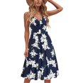 thumbnail image 1 of PENGXIANG Femmes Casual Été Sans Manches Plage Coton Robe Maxi Robe, 1 of 6