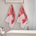 thumbnail image 4 of Welcome Home Hearts Hand Towel Absorbent Bath Towels for Bathroom Sports Gym 28" x 14" Set of 2, 4 of 8