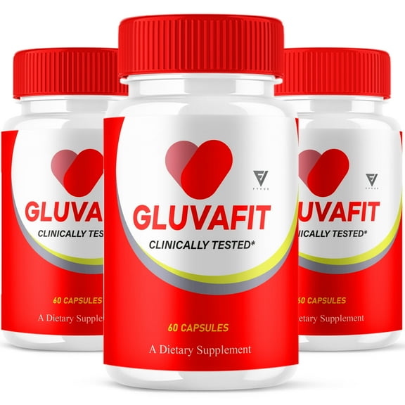 (3 Pack) Gluvafit Glycogen Support, Gluva Fit Advanced Formula (180 Capsules)