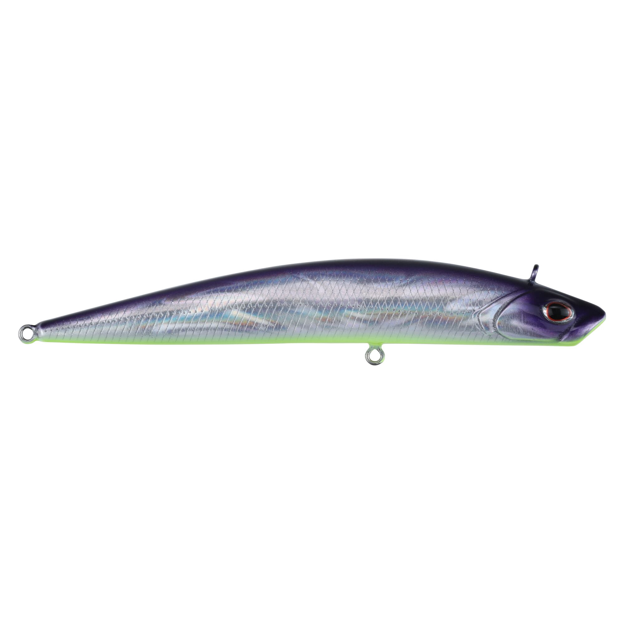 Berkley Finisher, 4 in, Glide Baits, Purple Slime (1 Count)