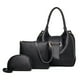 thumbnail image 1 of Juego De Bolsos De Gran Capacidad A La Moda P/mujer 3 Piezas NEGRO Bolso bolso, casual, negro, 1 of 2
