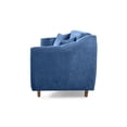 thumbnail image 4 of Sofá 3 Plazas Makora Velvet Azul Modelo Neroli, 4 of 7