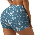 thumbnail image 2 of Naloa Poodle Dog Biker Shorts for Women Seamless Scrunch Short Women’s Yoga Shorts for Gym Running Sport Shorts - XX-Large, 2 of 9