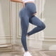 thumbnail image 4 of MKLEKYY Leggins de mujer para vestir Pantalones de maternidad para yoga y uso diario con cintura elástica cómoda para uso activo y activo, 4 of 5