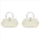 thumbnail image 1 of 2X Bolsos de Mano de Perlas para Mujer, Bolso de Noche, Bolso de Mano para Boda, Bolso con Cadena para Cena, Fiesta, 1 of 7