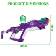 Gel Blaster Starfire XL, Glow-in-the-Dark, Adjustable 170-250 FPS, 150FT Range, 3 Modes, 6000 Gellets