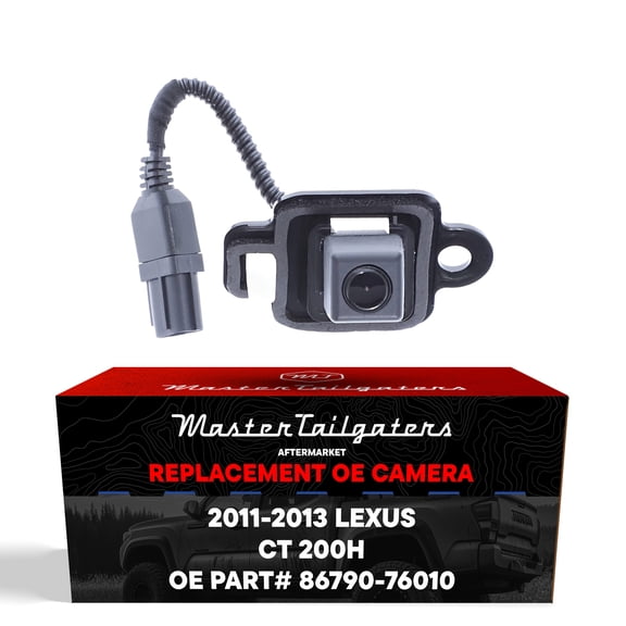 Master Tailgaters Replacement Backup Camera for Lexus CT 200h (2011-2013) OE Part # 86790-76010