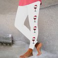 thumbnail image 2 of Mingw Legging Pants for Women High Waist Slim Fit Festival Yoga Pants Athletic Workout Trousers,White,2XL, 2 of 5