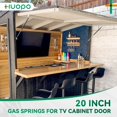 thumbnail image 3 of ORUYROP 20 inch 35lb/155N Gas Shock Strut Spring Lift Support for RV Camper Bed Storage Cover Truck Door Tool Box Toy Lid Basement Doors Boat Hatch TV Cabinet Struts Replacement Parts, Set of, 3 of 7