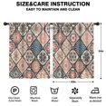 thumbnail image 2 of Blackout Kids Curtains,Multicolor Ethnic Mandala Pattern Childrens Insulated Curtains Set Of 2,Bedroom Essentials,Toddler Room Decor 42x54in(106x137cm), 2 of 5