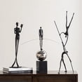 thumbnail image 6 of Art Display Cabinet Abstract Sculpture Metal Crafts Office Display Decorations, 6 of 6