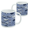 thumbnail image 2 of Ford Mustang Pattern White Mug, 2 of 5