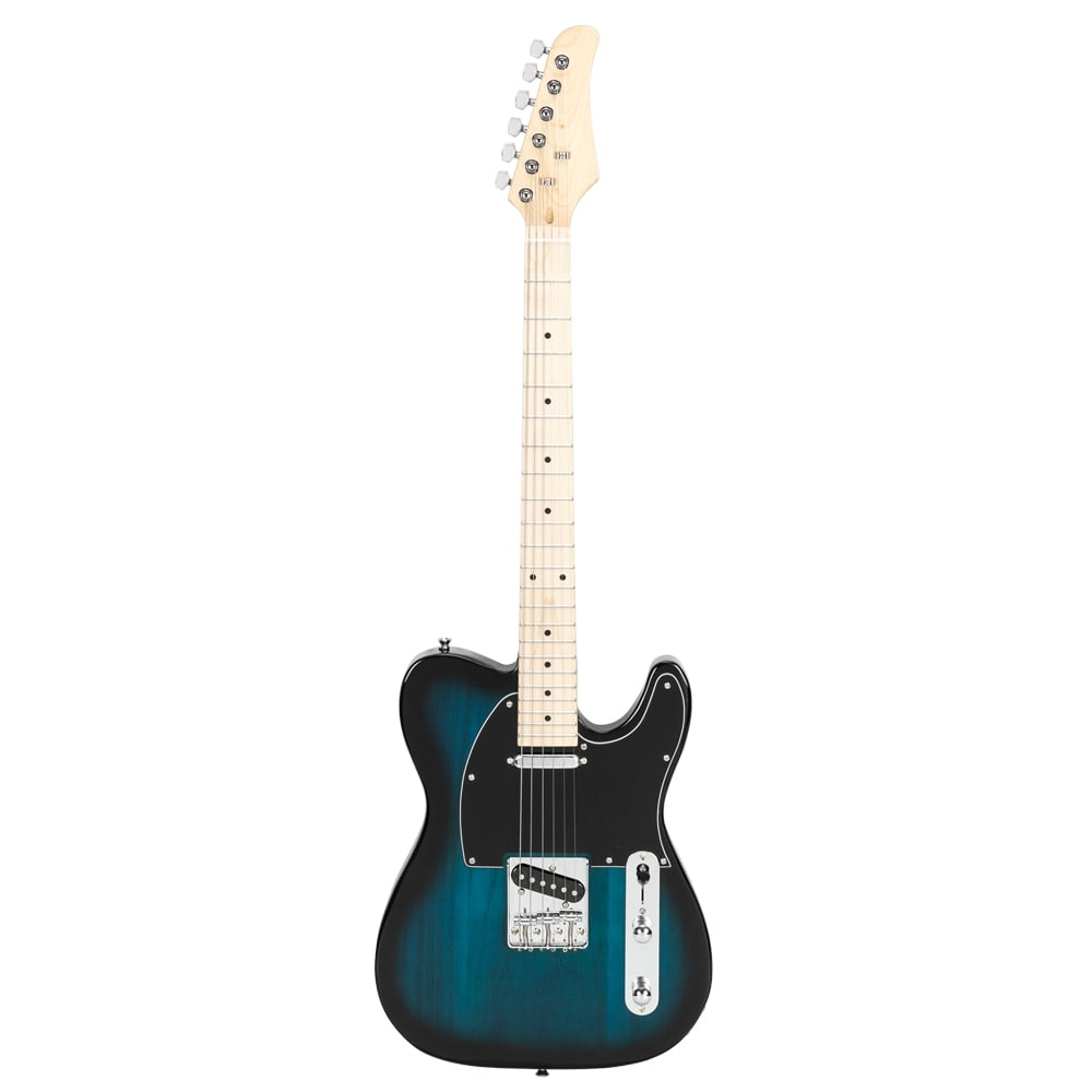Private Jungle 39" inch Full Beginner Starter kit Maple Fingerboard GTL Electric Guitar SS Hardware Pickup,Blue