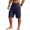 Navy, variant on TOMVIGX Mens Workout Shorts Casual Loose Quick Dry Beach Summer Pants Lightweight Breathable Gym Shorts for Outdoor Running Training with Pockets Black L