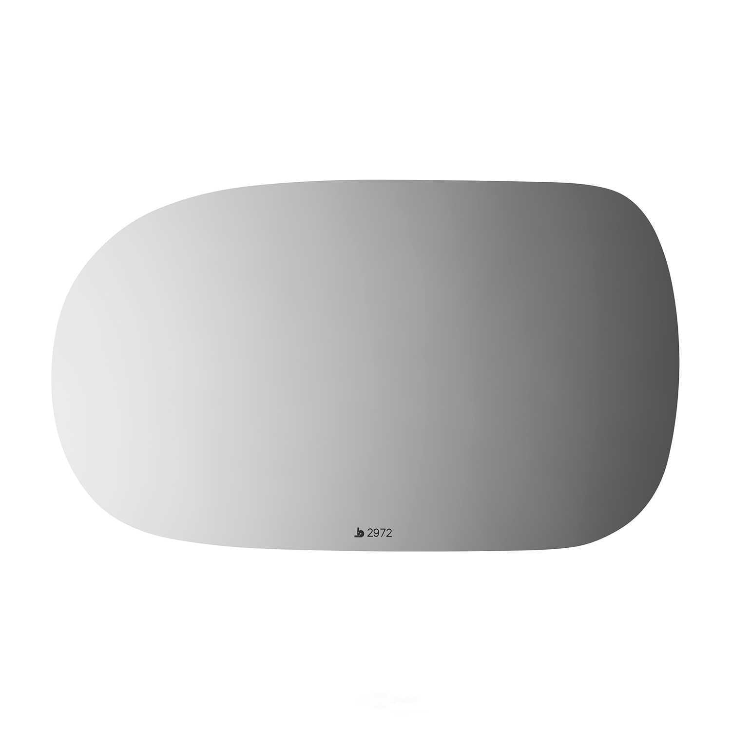 Burco 2972 Passenger Side Flat Replacement Mirror Glass for Infiniti G35