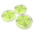 thumbnail image 3 of 3 Pieces 32mm Horizontal Bubble Level High Precision 3 Pieces 32mm Mini Round Measuring Kit Leveler for Desktop Wood Work Furniture, 3 of 9