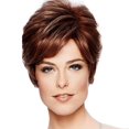 thumbnail image 3 of EKKIMIMI Short Wigs For Women Short Wavy Bob Wig With Bangs For Women Glueless Wigs Wavy Synthetic Wig Silver Wig Fashion Wig, 3 of 7