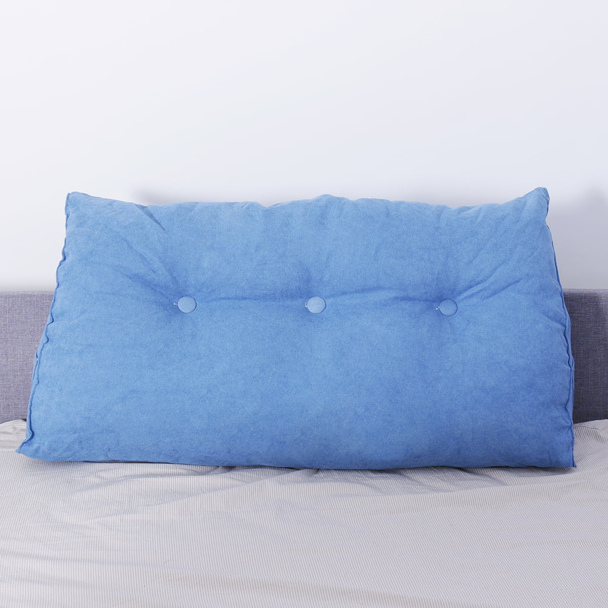 Reading Backrest Cushion Wedge Pillow Back Cushion Lumbar Pad Bed Office  Chair Rest Pillow Back Support Pillow(Blue) - AliExpress