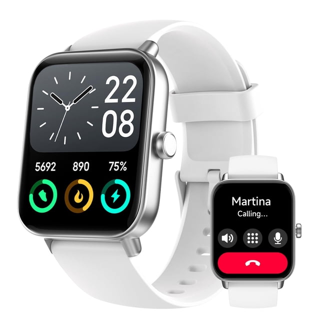 Reloj inteligente Fitpolo ID205L con pantalla táctil Bluetooth Alexa de 1.8 pulgadas