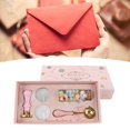 thumbnail image 1 of Wax Seal  Set, Sealing Wax And Handle Sealing  Wax  Kit For Invitations Cards Letters Envelopes, 1 of 8