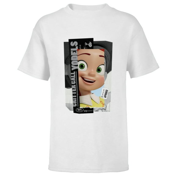 Disney and Pixar’s Toy Story 2 Jessie Critter Call Yodels - Short Sleeve T-Shirt for Kids - Customized-White