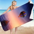 thumbnail image 2 of Yika Beach Blankets Beach Towel Microfiber Beach Towel Super Lightweight Colorful Bath Towel Sandproof Beach Blanket Multi-Purpose Towel For Travel Swimming Pool 30x60, 2 of 4