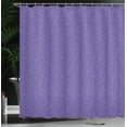 thumbnail image 3 of Ambesonne Ethnic Shower Curtain, Ethnic Lace Pattern Artwork, 69"Wx84"L, Dark Indigo and Lavender, 3 of 4