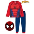 thumbnail image 4 of Pijama Marvel Spiderman para niños y adolescentes, conjunto de pijama largo rojo de 4 a 5 años, 4 of 6