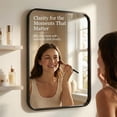 thumbnail image 5 of 2-Pack 22"x30" Matte Black Bathroom Mirrors for Over Sink, Rectangular Vanity Wall Mirrors with HD Glass & Rustproof Metal Frame, Ideal for Modern Space Remodel, 5 of 9