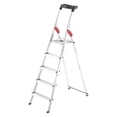 thumbnail image 1 of Hailo 8160-527 L60 5ft. Lightweight Folding Aluminum Platform Step Ladder with Built-in Worktray, 1 of 1