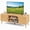 Natural Wood, variant on EDX Retro-Modern TV Stand, Mid-Century Media Console with Soft-Close Cabinets & Adjustable Shelves, Engineered Wood TV Cabinet for 50-65 Inch TVs, Natural