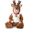thumbnail image 1 of Baby Elf Pets, reno marrón con capucha y mono, Fun World, 1 of 2