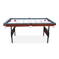 thumbnail image 3 of Rack Crux 55 in Folding Billiard/Pool Table (Blue 3-in-1 Multi Game), 3 of 3