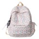 thumbnail image 1 of Mochila estética Mochila de flores Mochila floral linda Mochila de primavera y verano Mochila informal (azul), 1 of 5